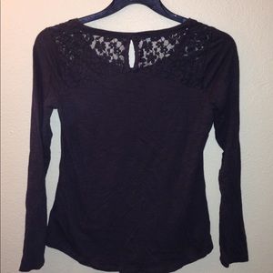 Maurice’s long sleeve with lace back medium